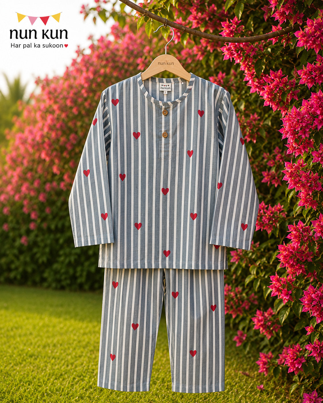Dilkhush nightsuit - Grey