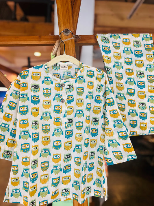 Hoot Hoot Owl Nightsuit