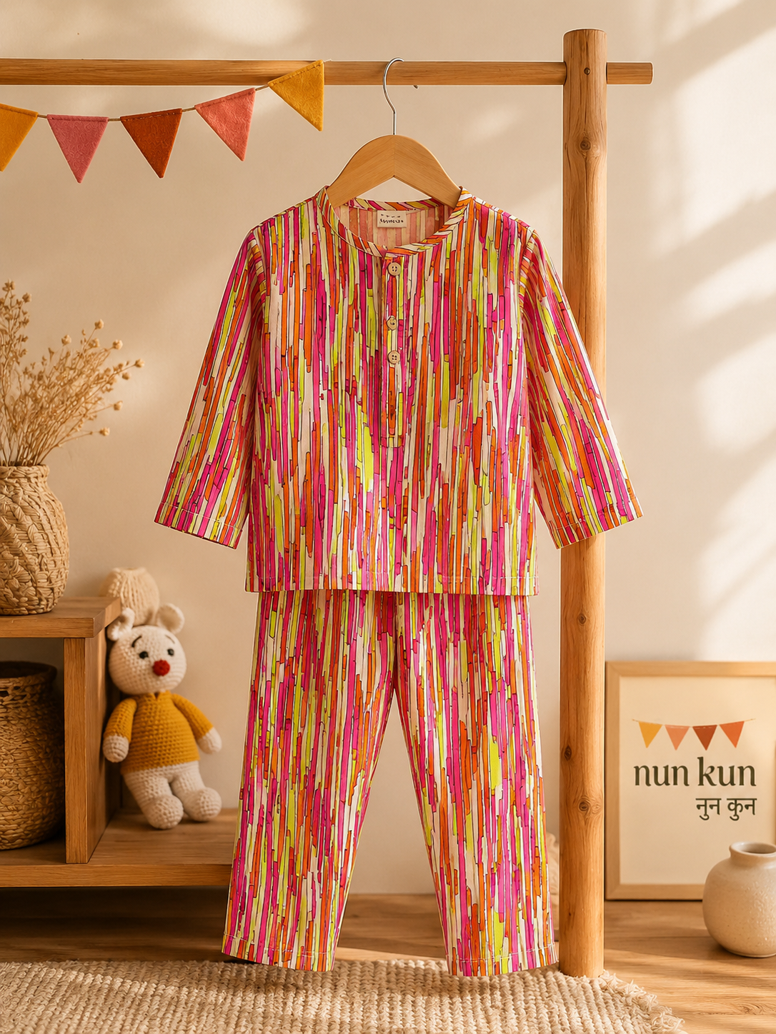 Colourful Lines Nightsuit