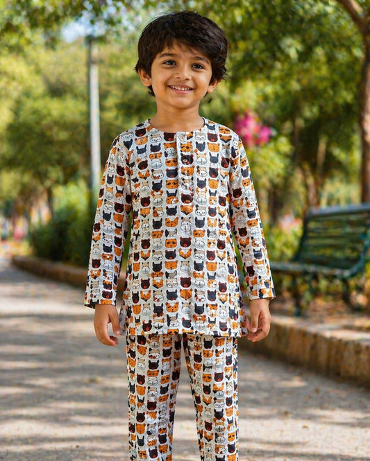 Bear and Fox Nightsuit