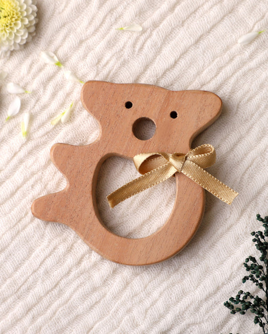 Neem Wood Panda Teether